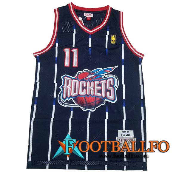 Camisetas Houston Rockets (YAO #11) 2024/25 Azul/Blanco