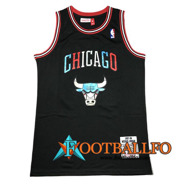 Camisetas Chicago Bulls (JORDAN #23) 2024/25 Negro -03