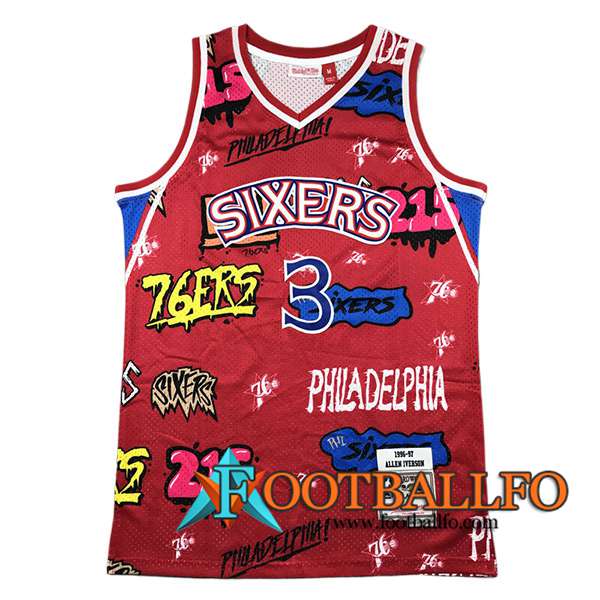 Camisetas Philadelphia 76ers (WERSON #3) 2024/25 Rojo