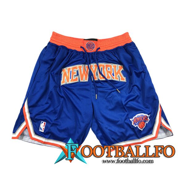 Cortos NBA New York Knicks 2024/25 Azul/Naranja