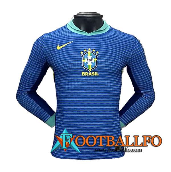 Camiseta Equipo Nacional Brasil Segunda Manga Largas 2024/2025