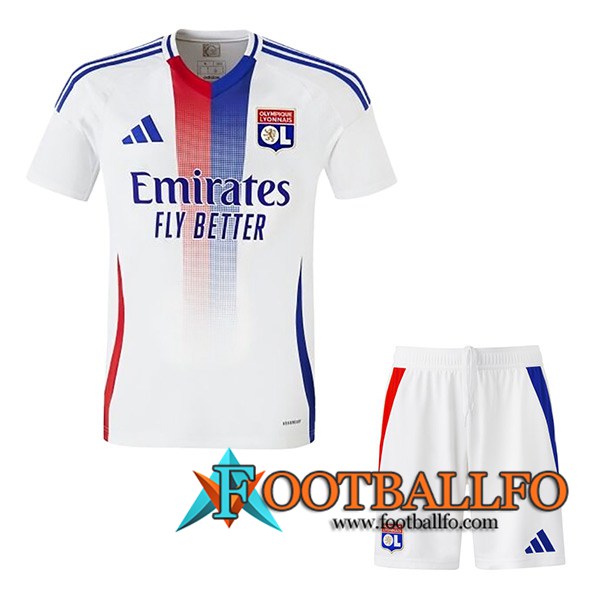 Camisetas Futbol lyon Primera + Cortos 2024/2025