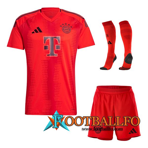 Camisetas Futbol Bayern Munich Primera (Cortos + Calcetines) 2024/2025