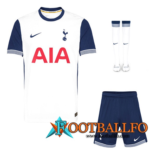 Camisetas Futbol Tottenham Hotspur Primera (Cortos + Calcetines) 2024/2025