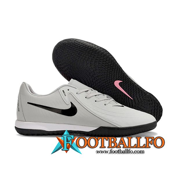 Nike Botas De Fútbol Phantom GX II ACAD LV8 IC Gris/Negro