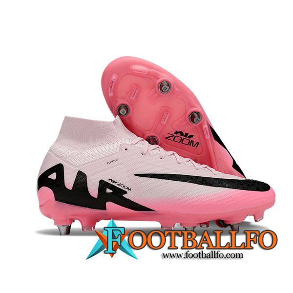 Nike Botas De Fútbol Air Zoom Mercurial Superfly IX Elite SG Rosa/Negro