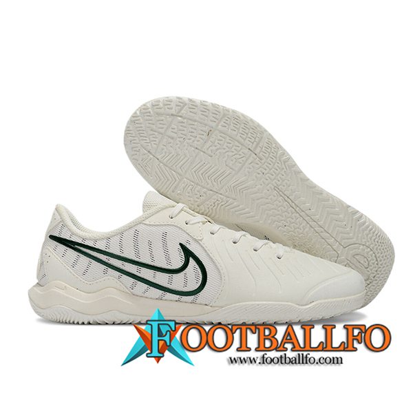 Nike Botas De Fútbol Legend 10 Academy IC Blanco/Verde