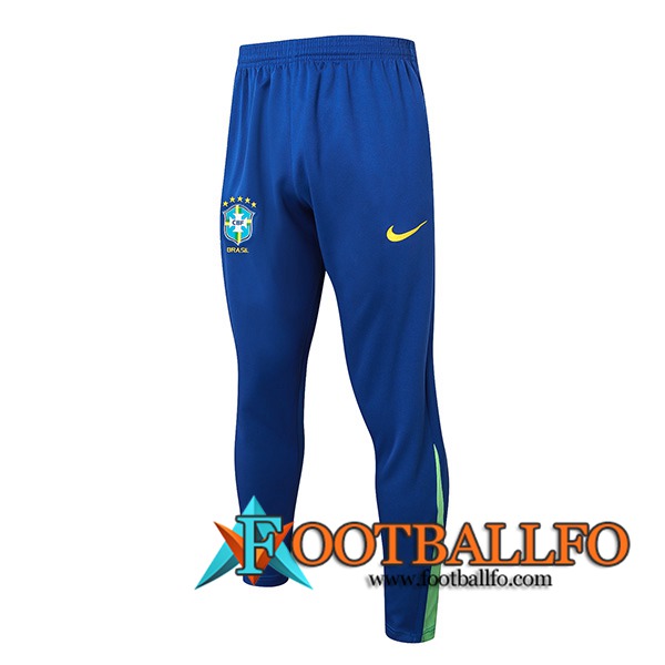 Pantalon Entrenamiento Brasil Azul/Verde 2024/2025