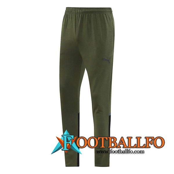 Pantalon Entrenamiento PUMA Verde/Negro 2024/2025