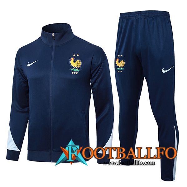 Chandal Equipos De Futbol Chaquetas Francia azul real 2024/2025