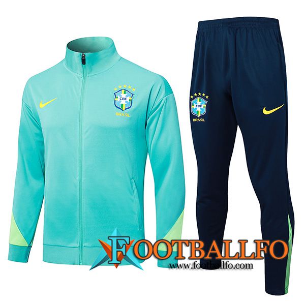 Chandal Equipos De Futbol Chaquetas Brasil Verde 2024/2025