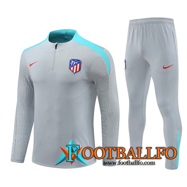 Chandal Equipos De Futbol Atletico Madrid Gris/Verde 2024/2025