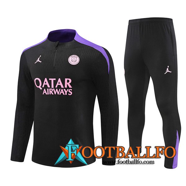 Chandal Equipos De Futbol PSG Negro/Violeta 2024/2025