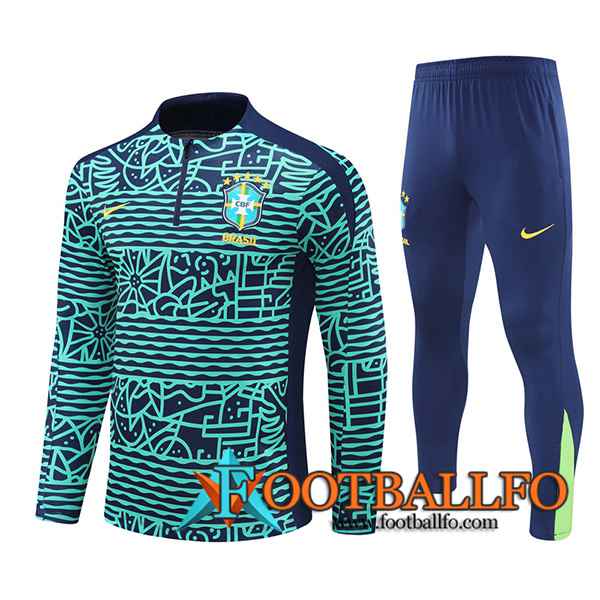 Chandal Equipos De Futbol Brasil Verde/Azul 2024/2025