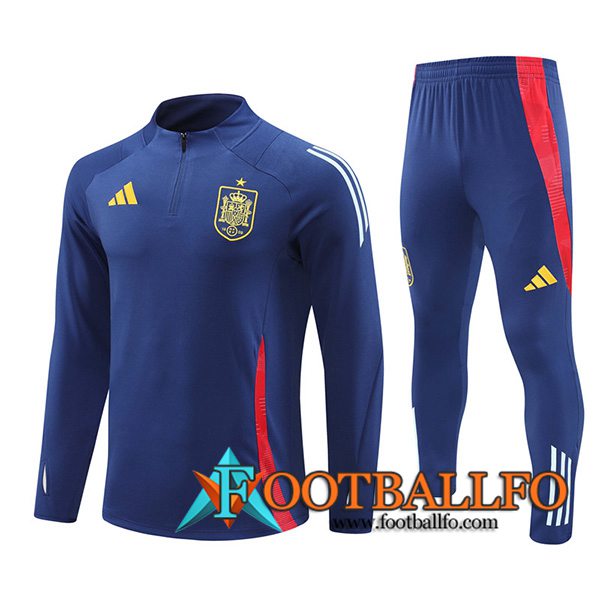 Chandal Equipos De Futbol España azul real 2024/2025