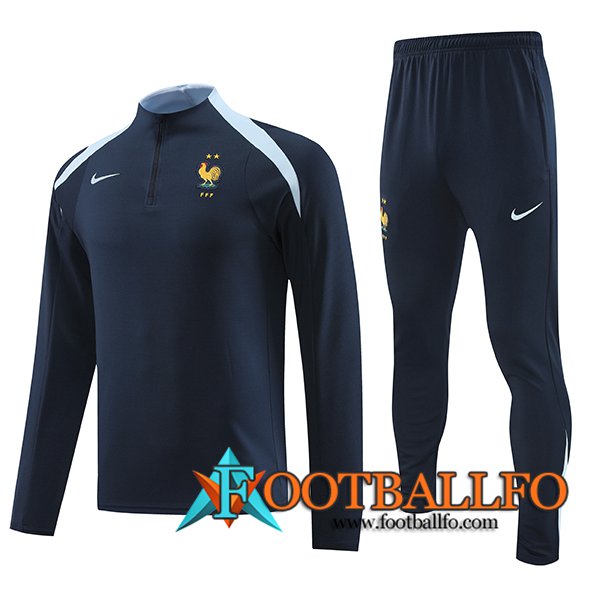 Chandal Equipos De Futbol Francia Azul Oscuro 2024/2025