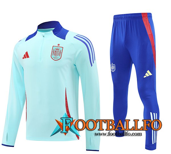 Chandal Equipos De Futbol España Azul Clarou 2024/2025