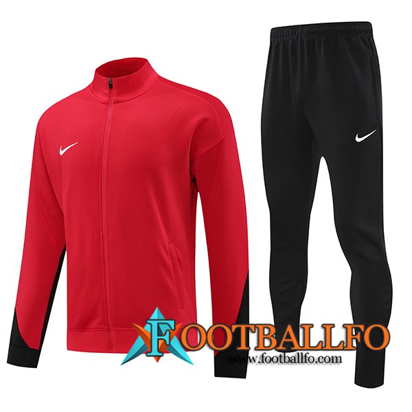 Chandal Equipos De Futbol Chaquetas Nike Rojo/Negro 2024/2025