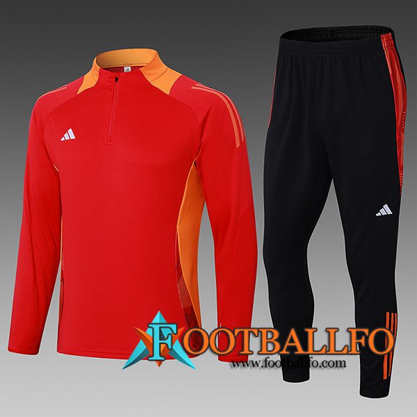 Chandal Equipos De Futbol Adidas Ninos Rojo/Naranja 2024/2025