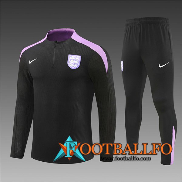 Chandal Equipos De Futbol Inglaterra Ninos Negro/Violeta 2024/2025