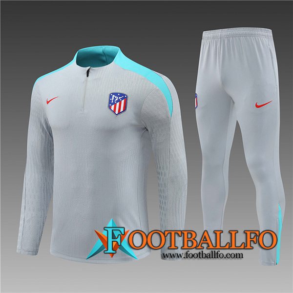 Chandal Equipos De Futbol Atletico Madrid Ninos Gris/Verde 2024/2025