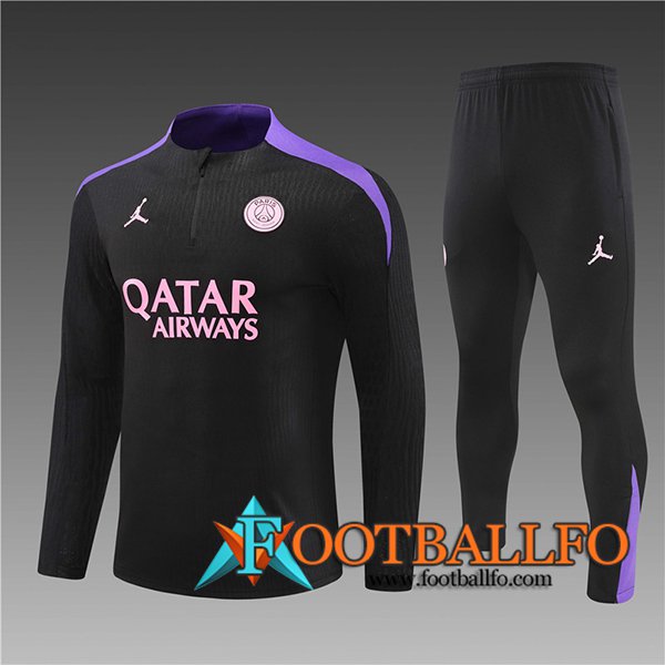 Chandal Equipos De Futbol PSG Ninos Negro/Violeta 2024/2025