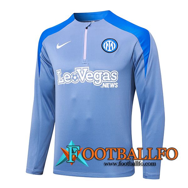 Sudadera De Entrenamiento Inter Milan Violeta/Azul 2024/2025