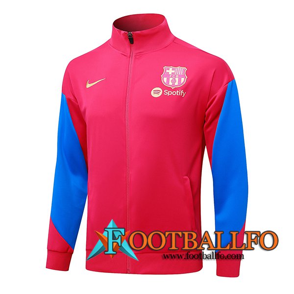 Chaquetas Futbol FC Barcelona Rojo/Azul 2024/2025