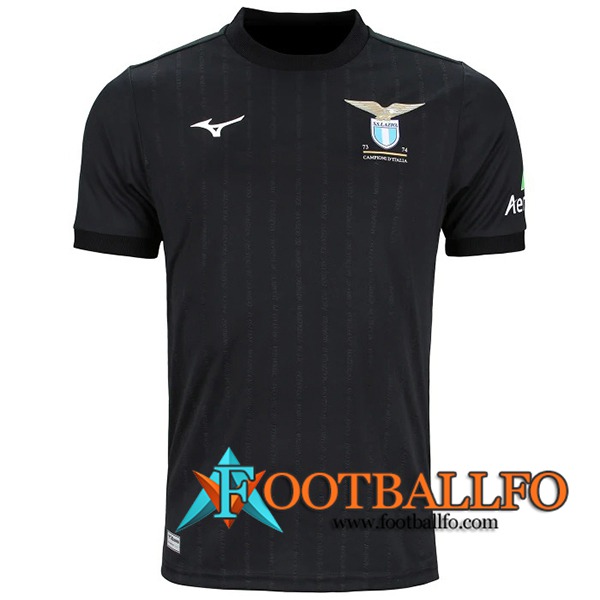 Camisetas De Futbol Lazio 50th Anniversary Champion Edition Negro 1973/1974