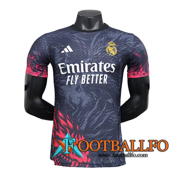 Camisetas De Futbol Real Madrid Special Edition Negro/Rojo 2024/2025