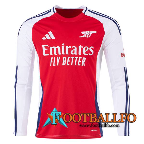 Nueva Camisetas De Futbol Arsenal Primera Manga Largas 2024/2025