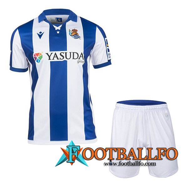 Nueva Camisetas De Futbol Real Sociedad Ninos Primera 2024/2025