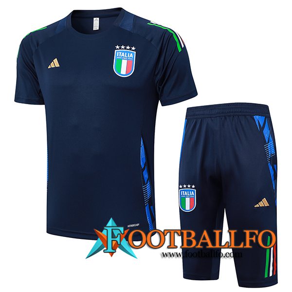 Camiseta Entrenamiento Italia azul real 2024/2025