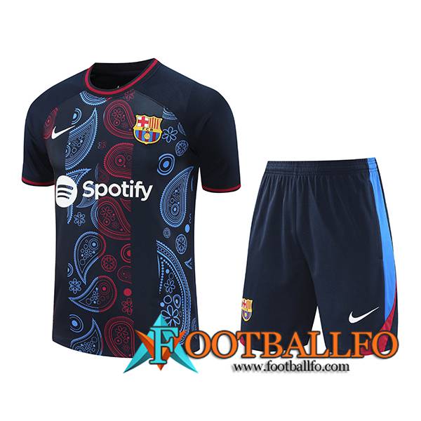 Camiseta Entrenamiento FC Barcelona Negro/Rojo/Azul 2024/2025