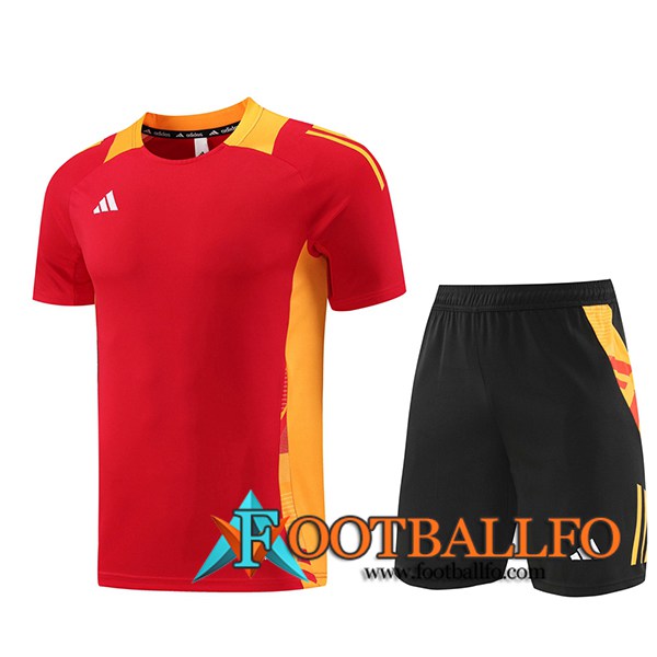 Camiseta Entrenamiento Adidas Rojo/Amarillo 2024/2025