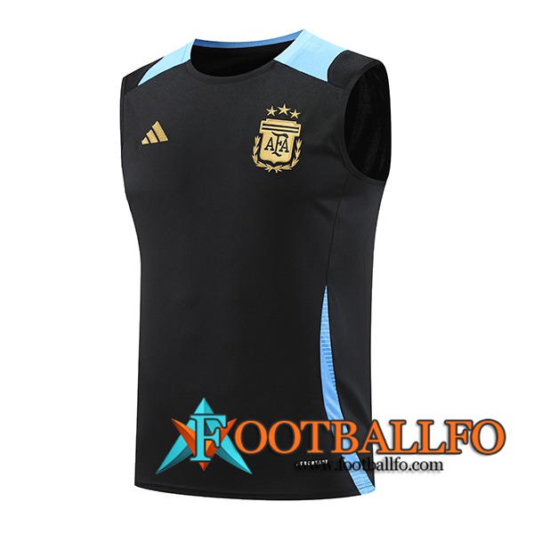 Chalecos De Futbol Argentina Negro/Azul 2024/2025