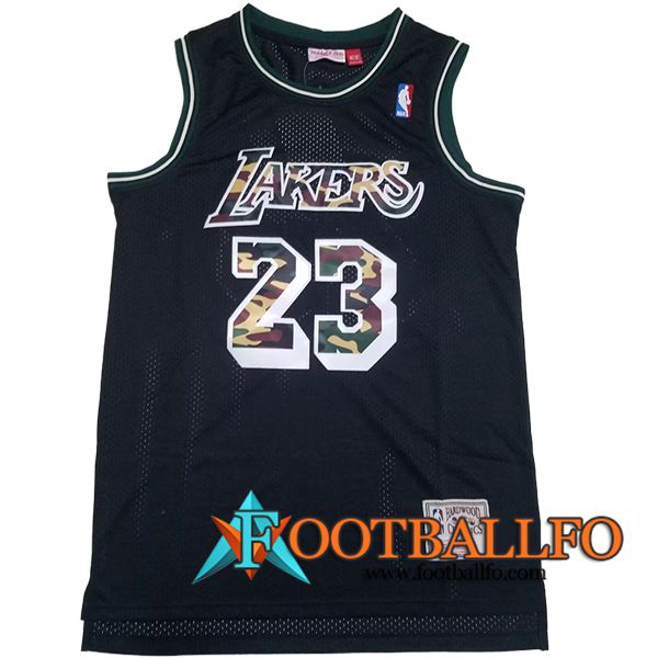 Camisetas Los Angeles Lakers (JAMES #23) 2024/25 Negro