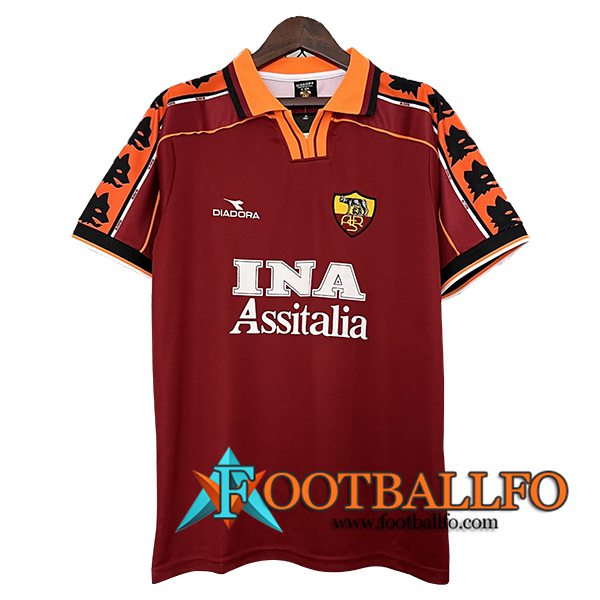 Camisetas De Futbol AS Roma Retro Primera 1998/1999