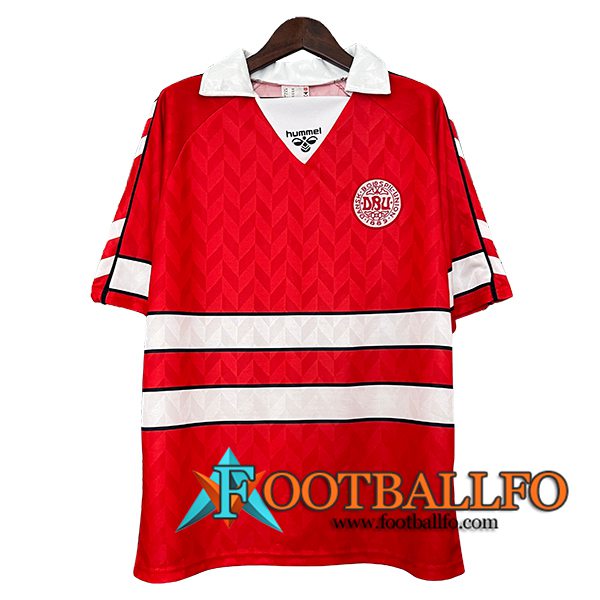 Camisetas De Futbol Dinamarca Retro Primera 1988