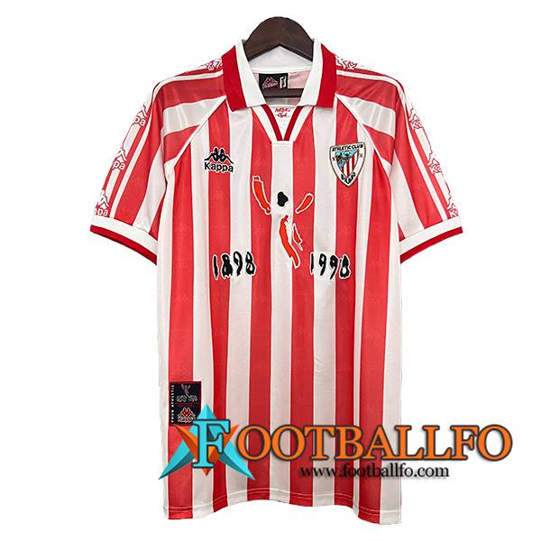 Camisetas De Futbol Athletic Bilbao Retro Primera 100th Anniversary