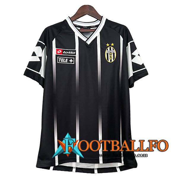 Camisetas De Futbol Juventus Retro Negro 2000/2001