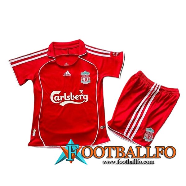 Camisetas De Futbol FC Liverpool Retro Ninos Primera 2006/2008