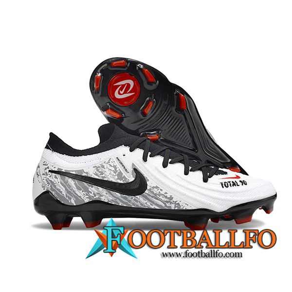 Nike Botas De Fútbol Phantom Luna Elite NU FG Blanco/Gris/Negro