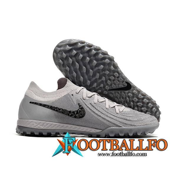 Nike Botas De Fútbol Phantom GX II EliteTF Gris/Negro