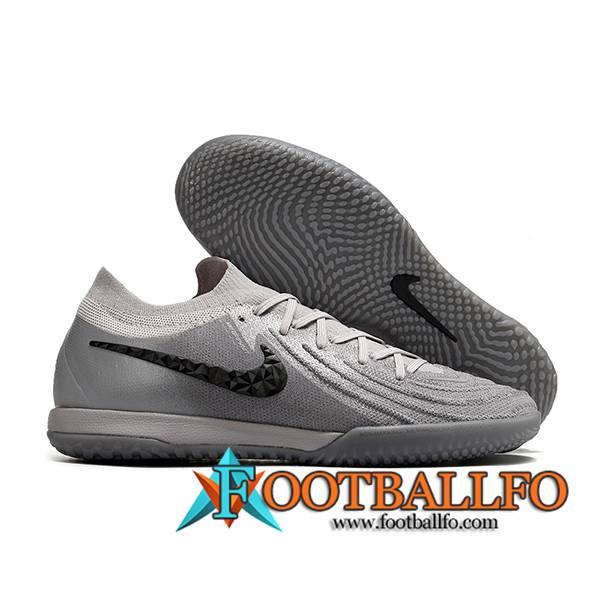 Nike Botas De Fútbol Phantom GX II Elite IC Gris/Negro