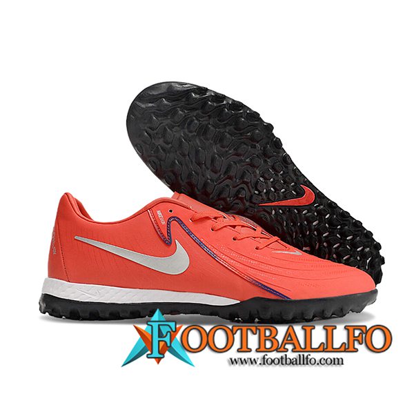 Nike Botas De Fútbol Phantom GX II ACAD LV8 TF Rosa/Blanco