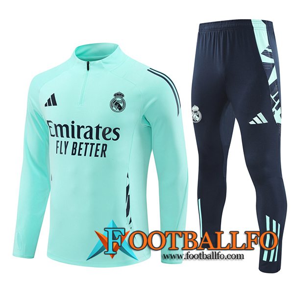 Chandal Equipos De Futbol Real Madrid Verde/Azul 2024/2025