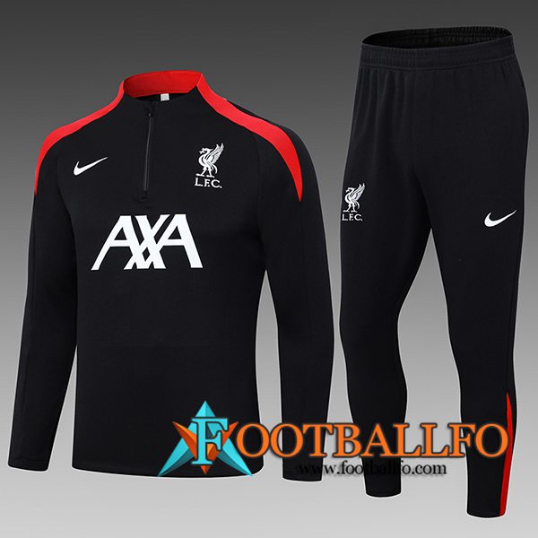 Chandal Equipos De Futbol FC Liverpool Ninos Negro/Rojo 2024/2025