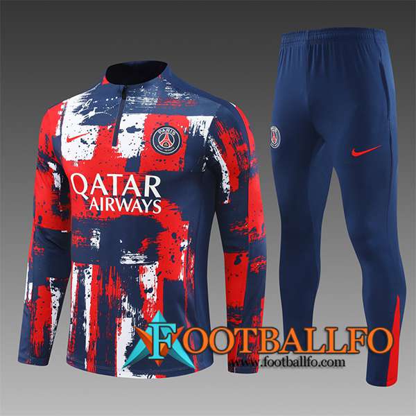 Chandal Equipos De Futbol PSG Ninos Azul/Rojo/Blanco 2024/2025