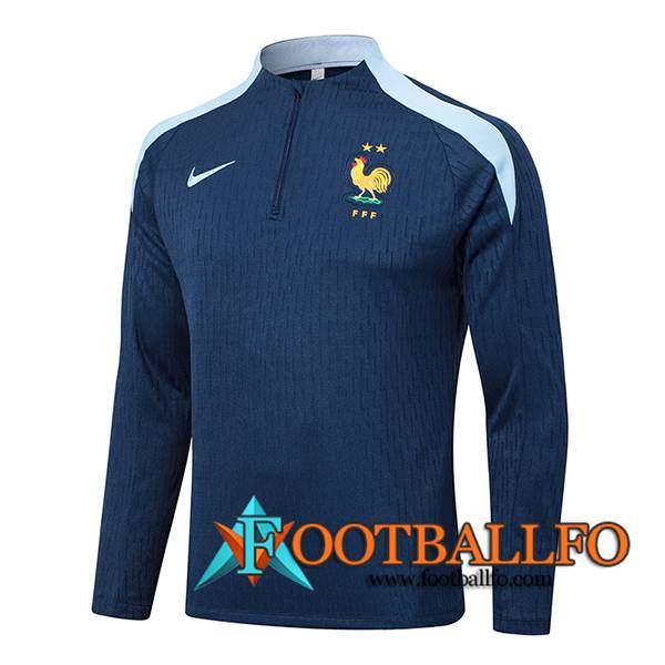 Sudadera De Entrenamiento Francia azul real 2024/2025